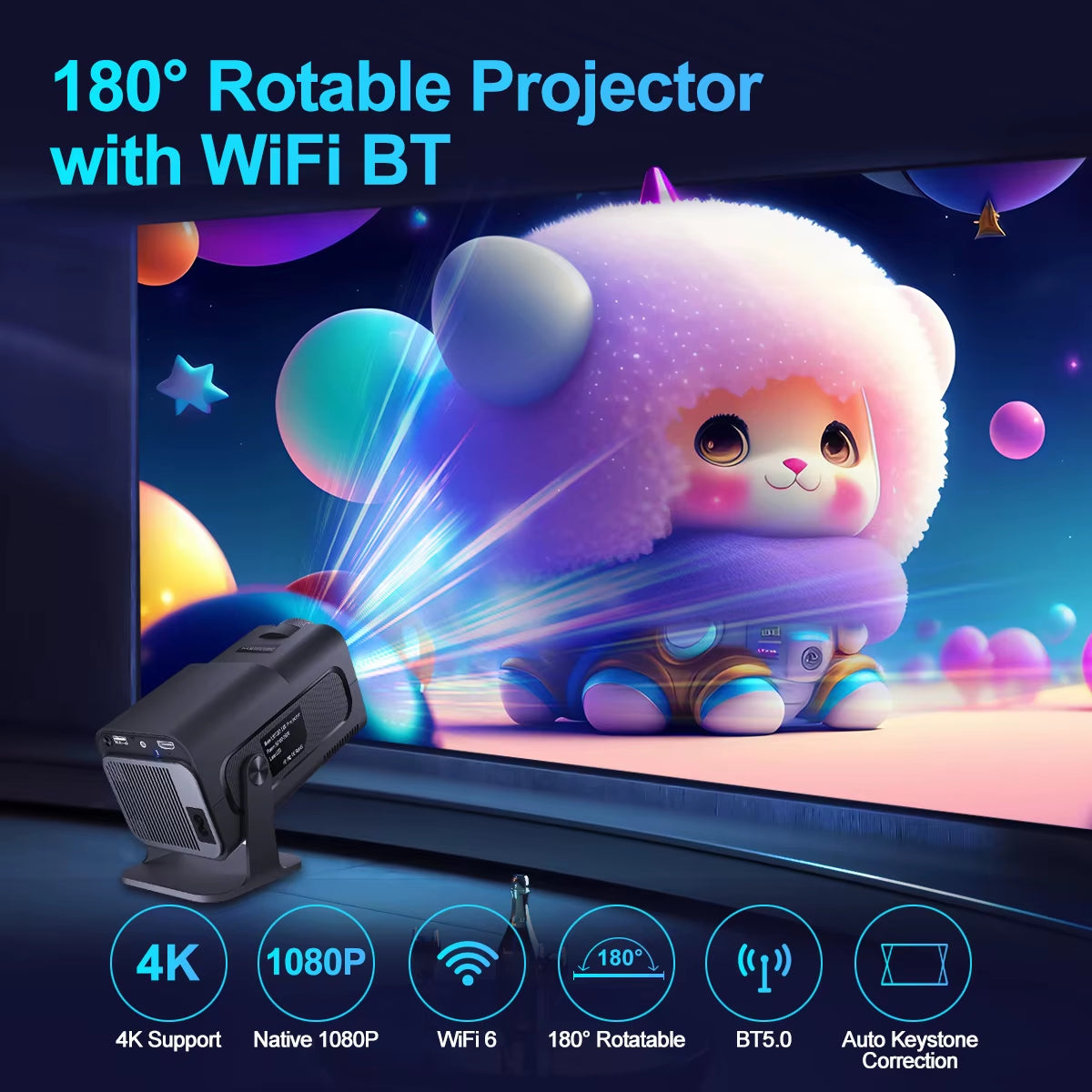 Smart Mini Projector-Hy320