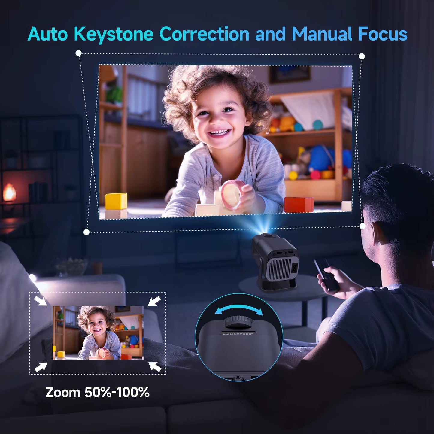 Smart Mini Projector-Hy320