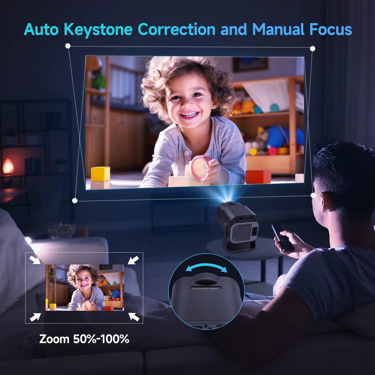 Smart Mini Projector-Hy320